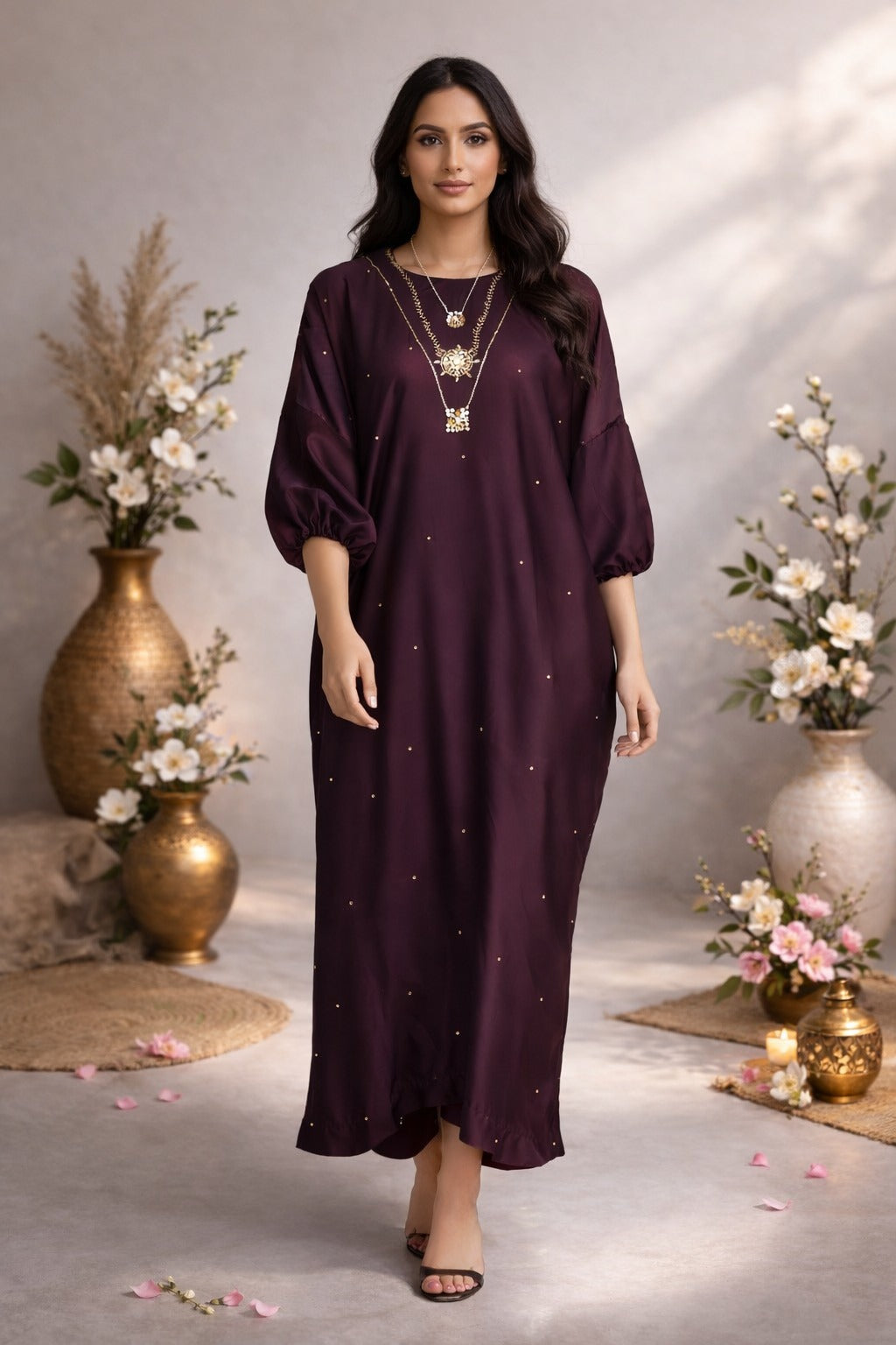 Kaftan Hand Embroidery 2 Piece