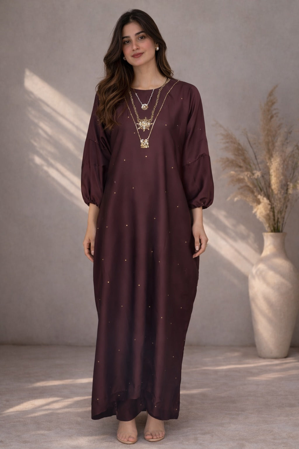Kaftan Hand Embroidery 2 Piece
