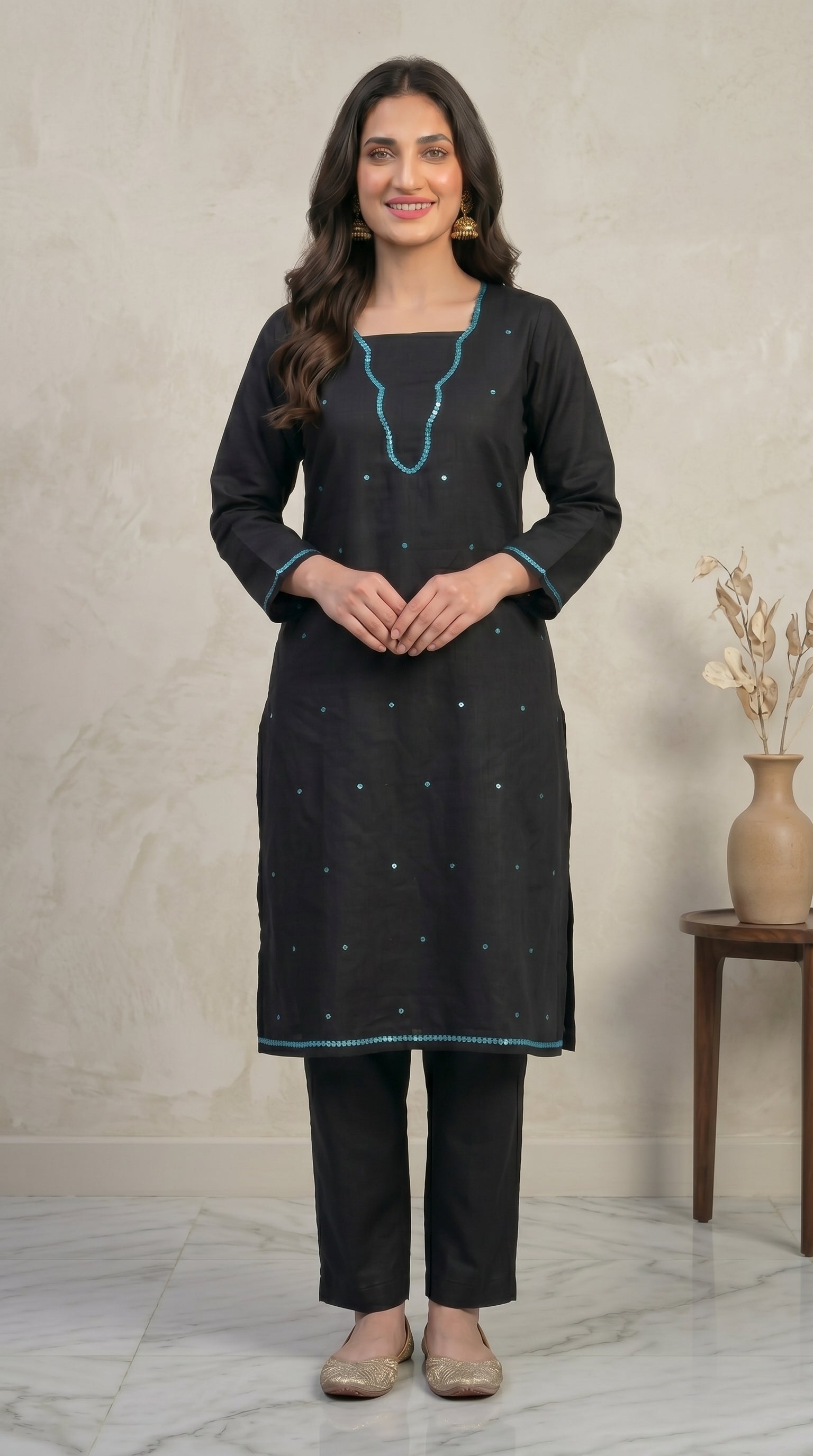 Hand Embroidery 2 Piece Suit