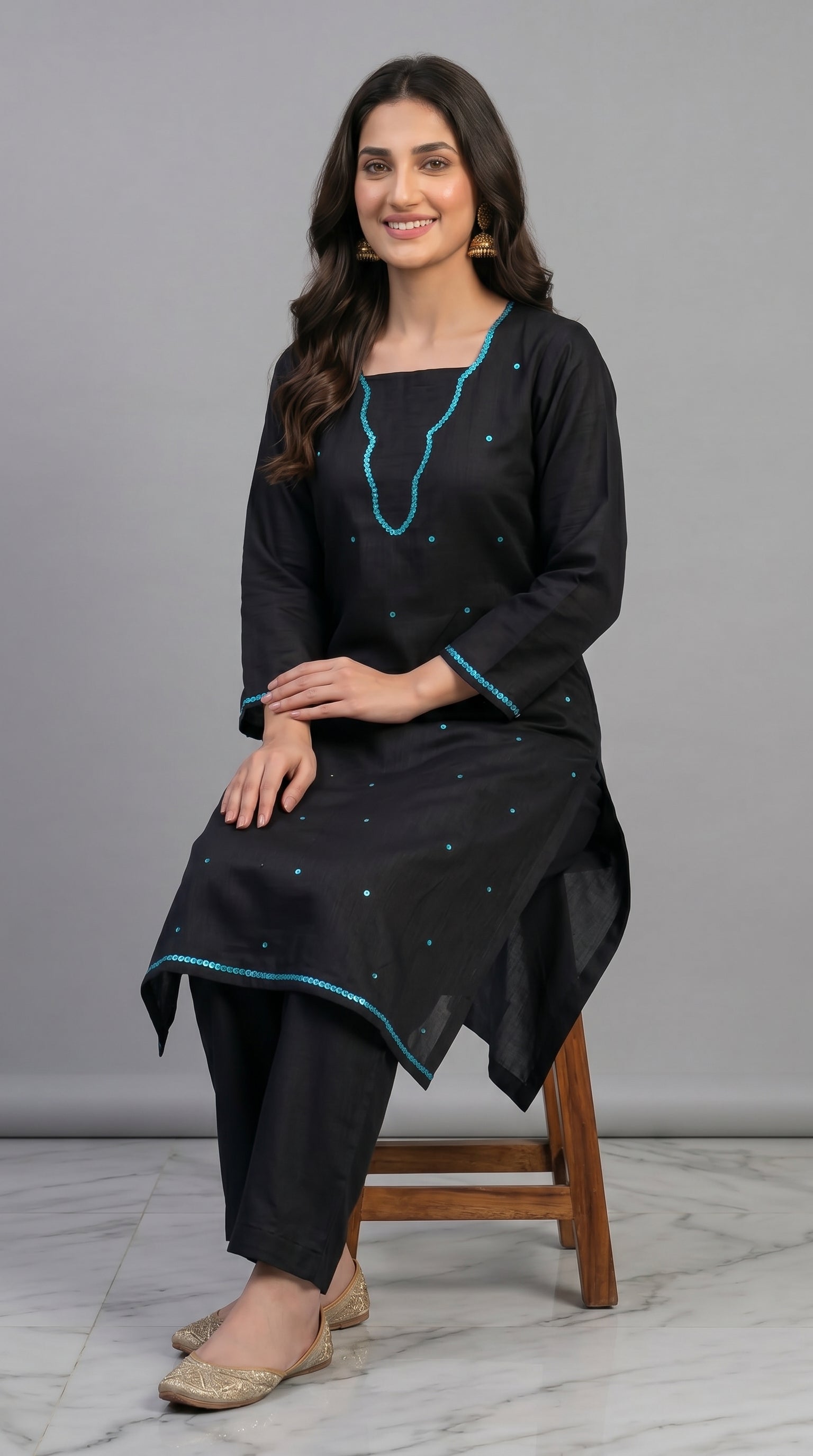 Hand Embroidery 2 Piece Suit